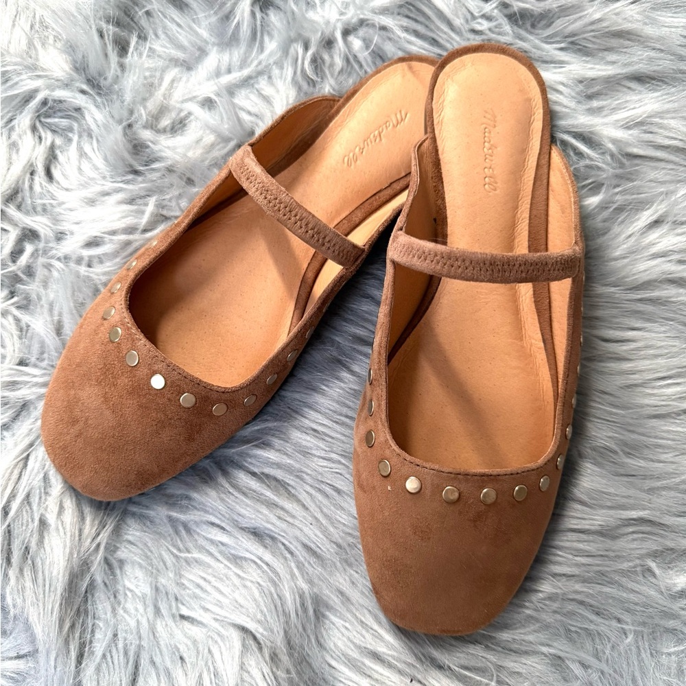 Madewell Suede Studded Mule
